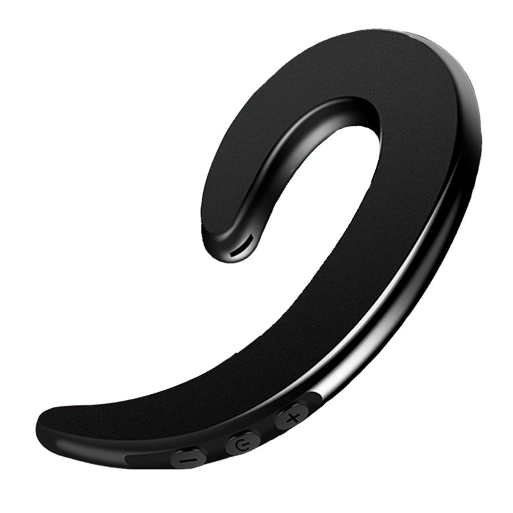 2x Bone Conduction Headphones Wireless Headset Mic Earphone Black