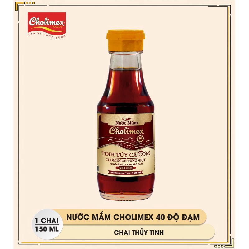 Nước mắm Cholimex 40 độ đạm - Chai 150ml