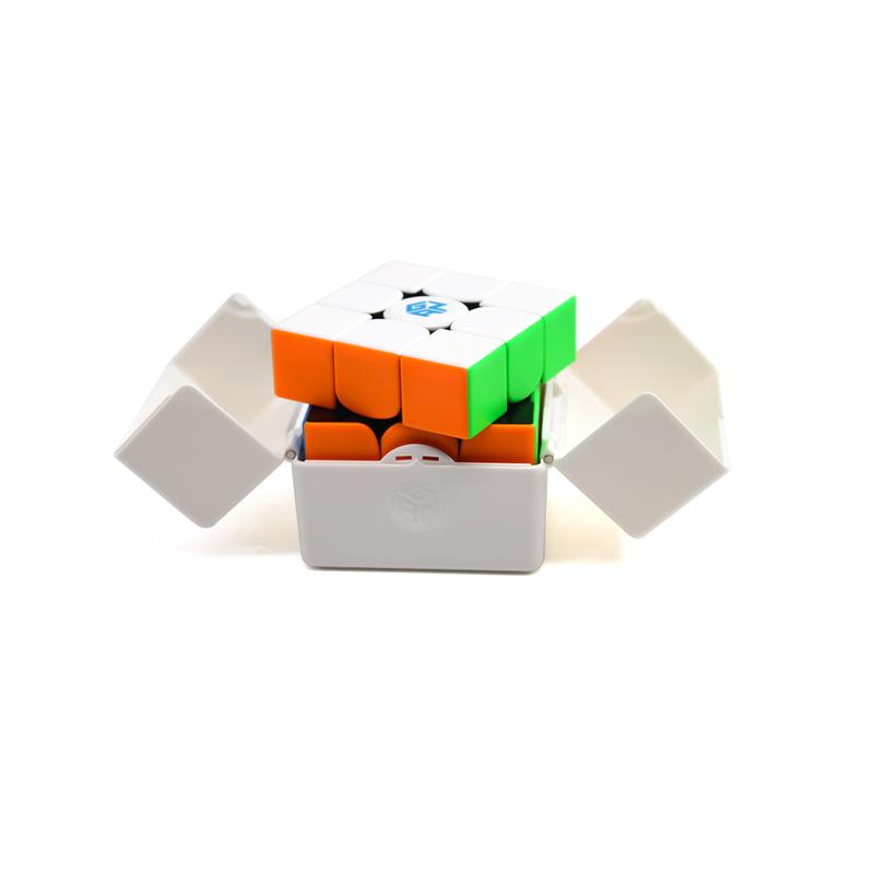 Rubik Gan 11 M Pro 3x3x3 Stickerless nam châm kép - Rubik 3x3 mã Gan Air Pro