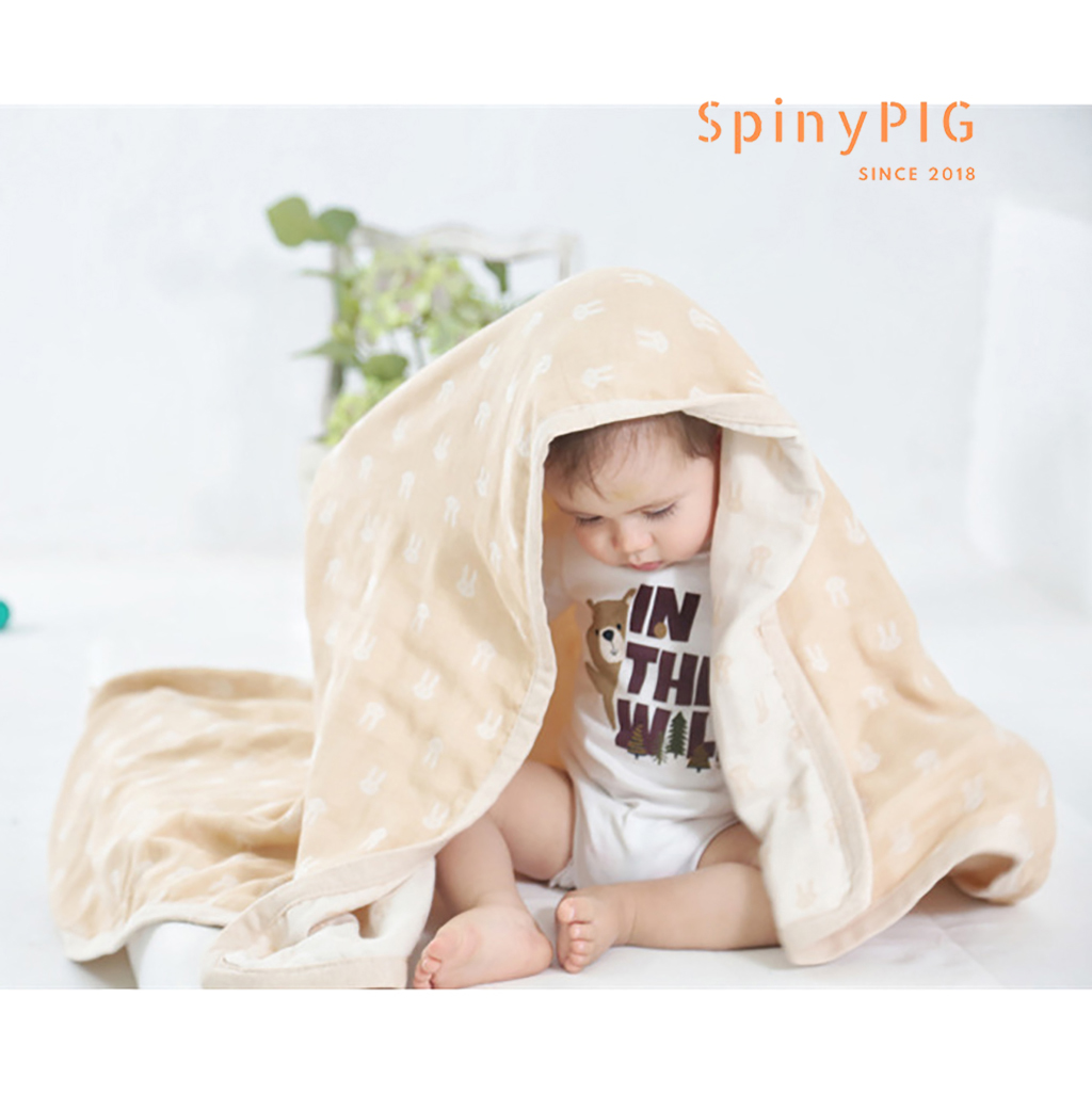 Chăn xô cho bé cao cấp cotton tự nhiên không chất tẩy nhuộm 6 lớp cực đẹp