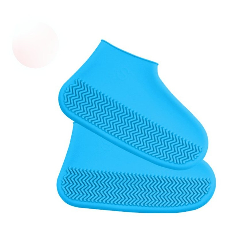 Ủng bọc giày đi mưa chống trượt PK519 - Xanh dương - L
