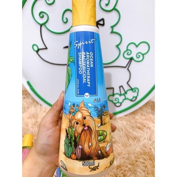 Sữa tắm Spirit nắp gỗ 500ml dành cho chó mèo và thú cưng