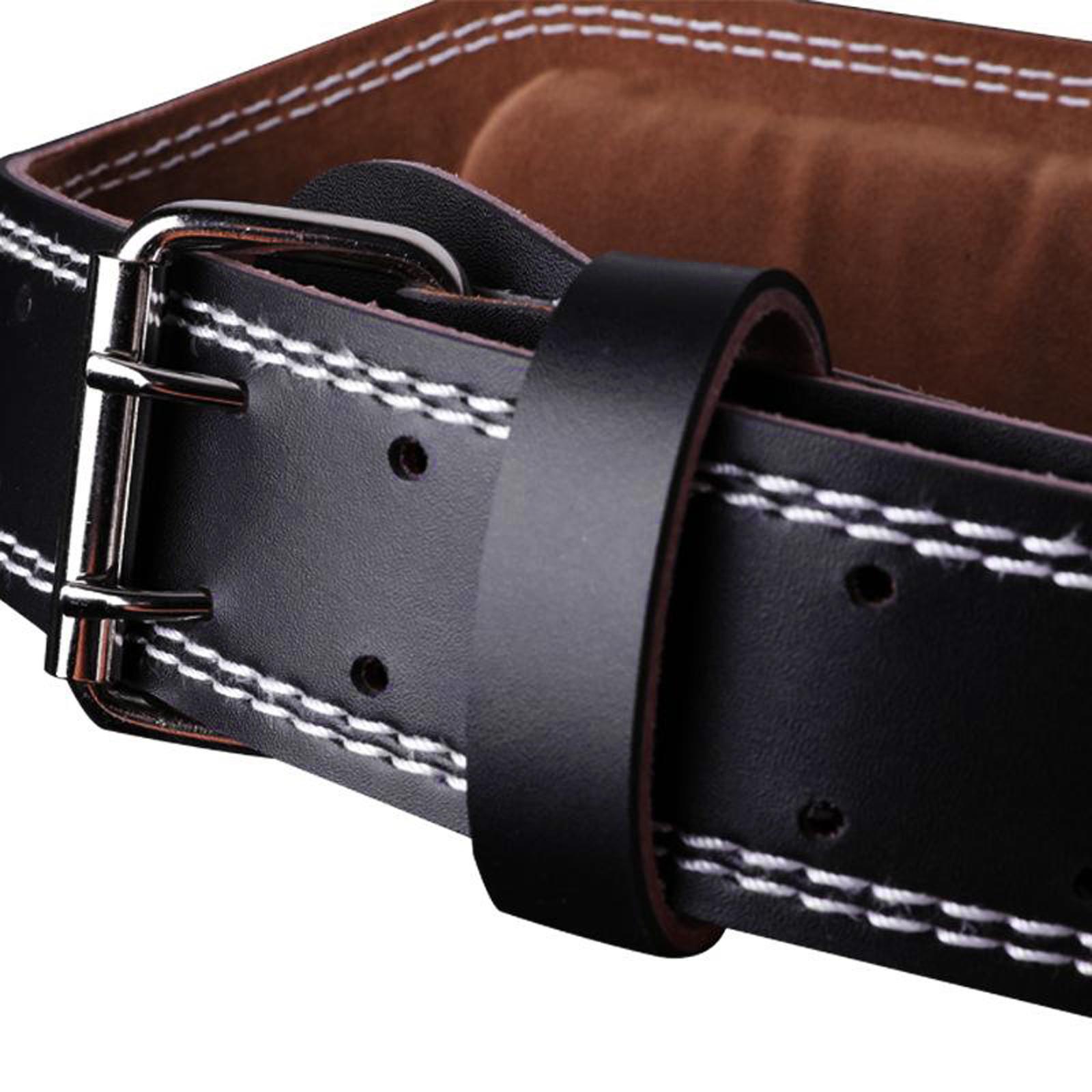 PU Leather Weight Lifting Belt Training Gym Body Building Men&Women 100cm