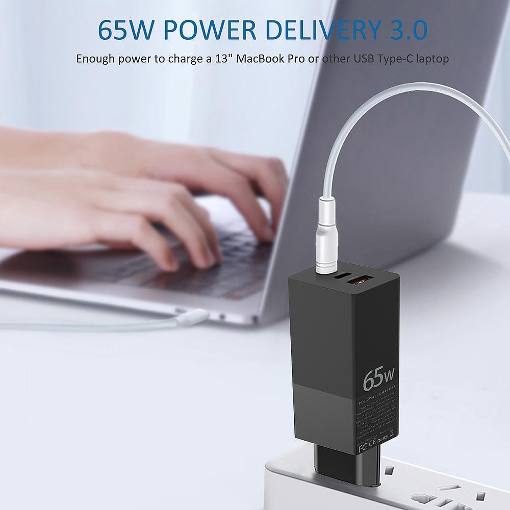 Bộ sạc nhanh du lịch mini Thích ứng với nhiều hệ thống Kích thước nhỏ hơn Trọng lượng nhẹ