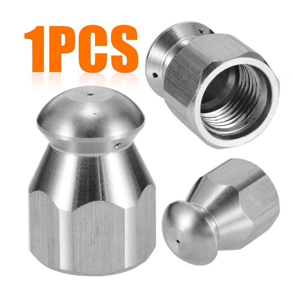 1/4  Thoát Nước Thông Cống Vệ Sinh Jetter Vòi Xịt Sân Vườn Công Cụ 1 Trước 3 Lưng