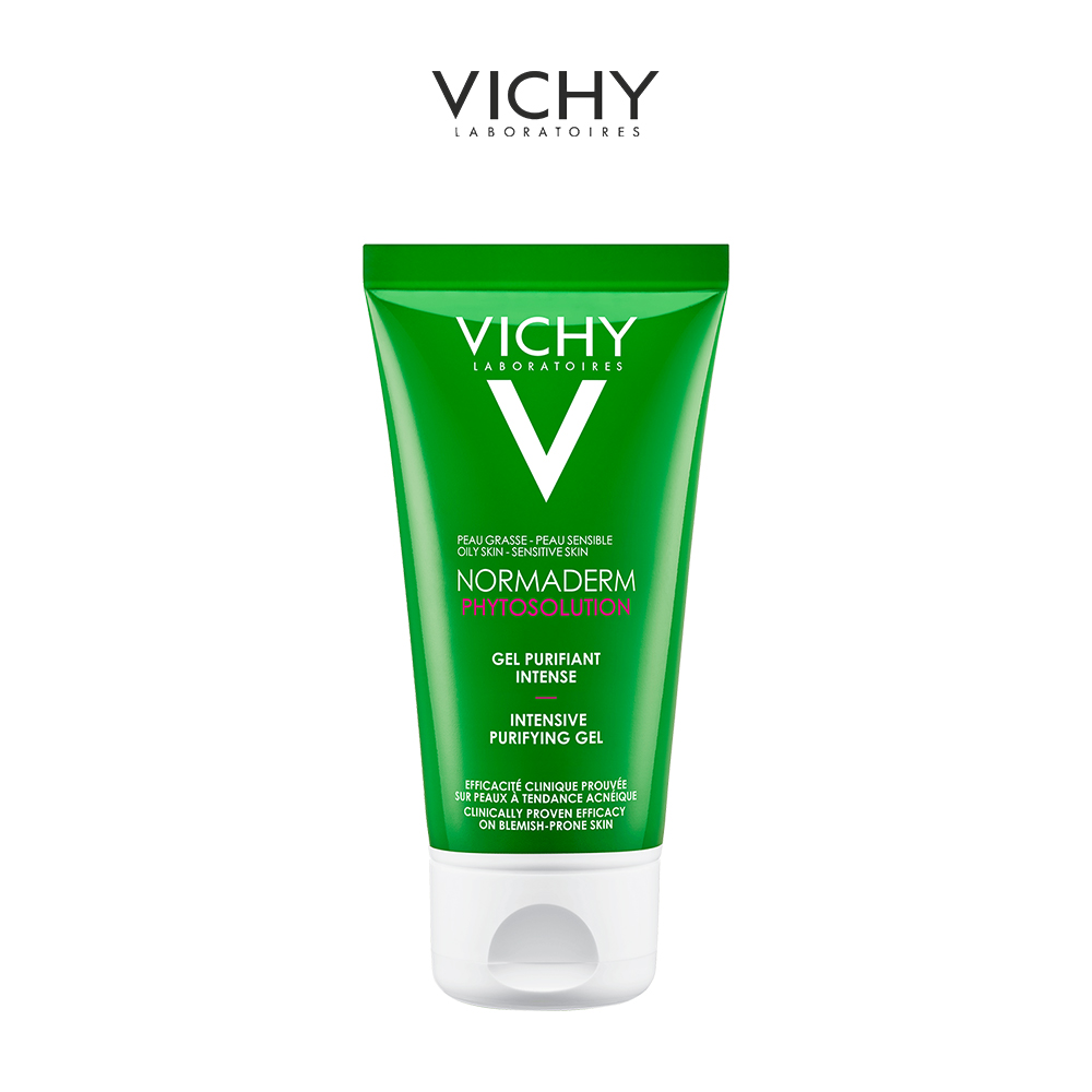 Bộ sản phẩm giảm mụn & phục hồi da Vichy Normaderm Phytosolution