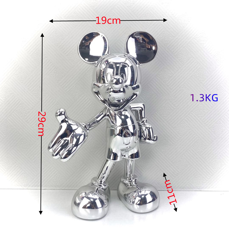 Tượng Chuột Mickey 3, tượng trang trí, trang trí bàn, quà tặng decor