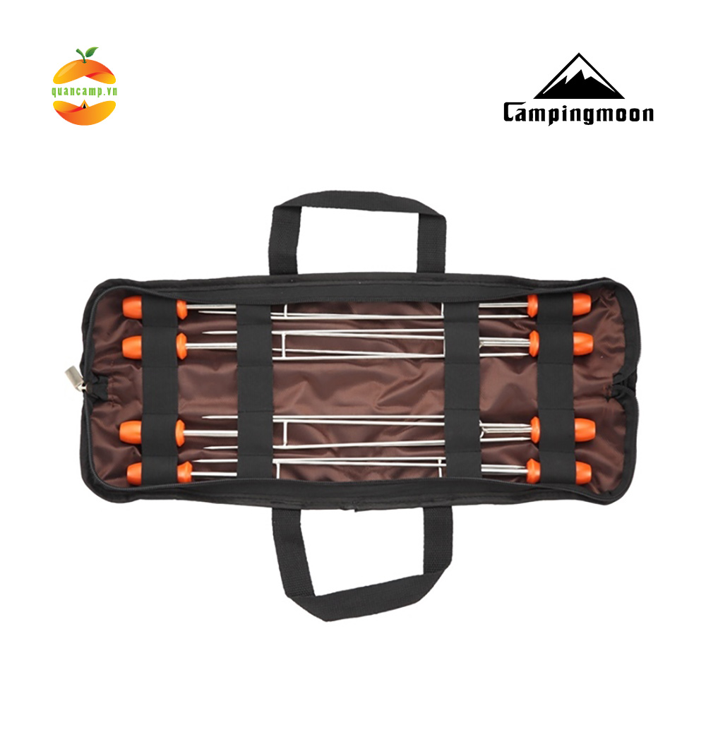 Bộ xiên nướng BBQ Campingmoon MK-8 (Bộ 08 cái)