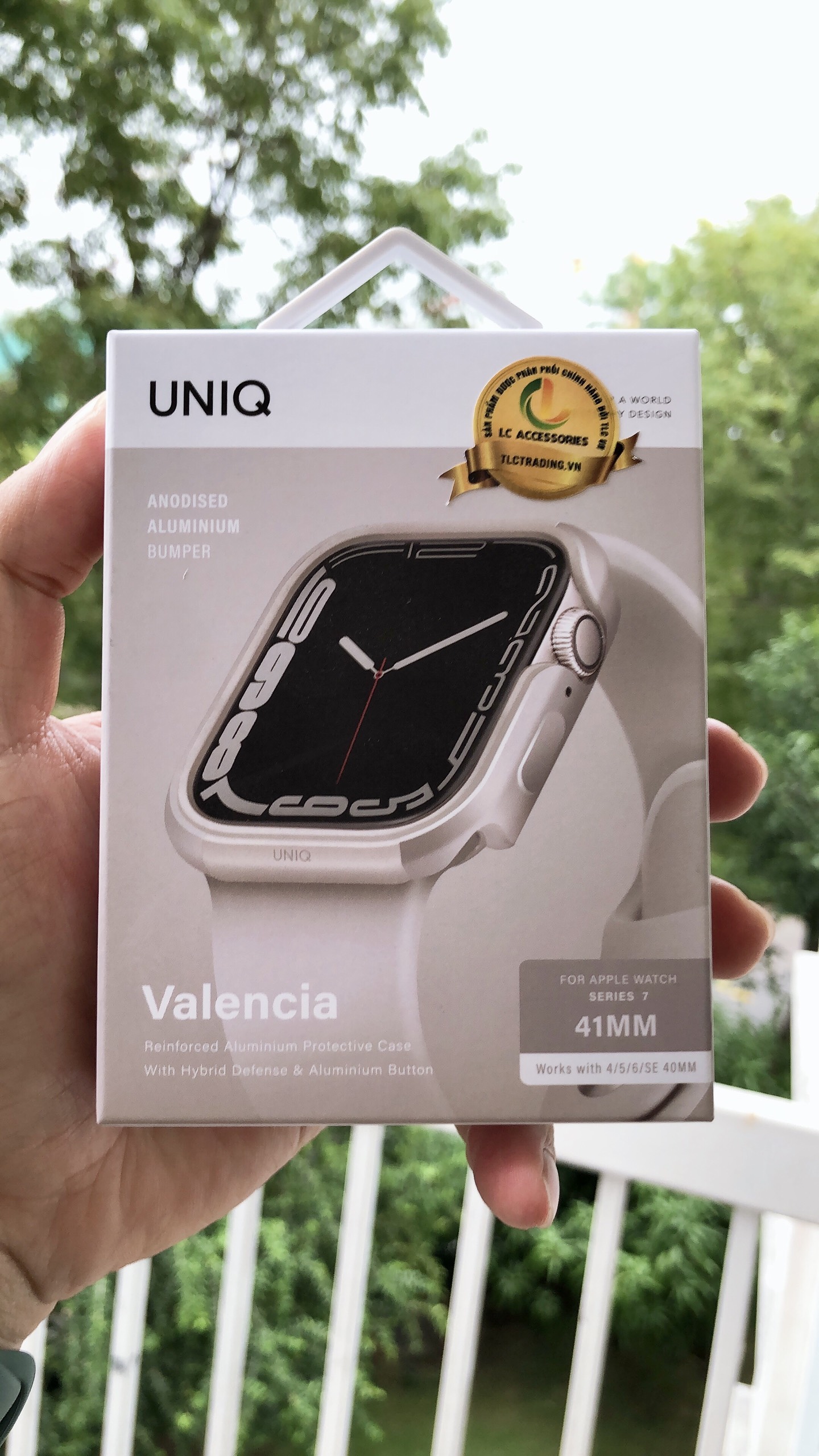 Case Ốp Apple Watch UNIQ Valencia (40/41mm) dành cho Apple Watch Series 4,5,6,7, SE- Hàng chính hãng