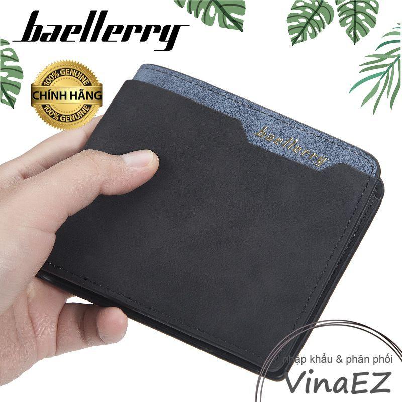 bóp ví nam hàng hiệu Baellerry nhiều ngăn, mỏng gọn gàng và nam tính - DR034