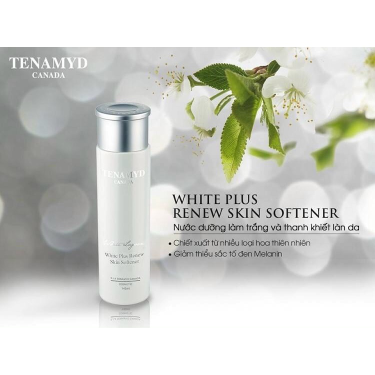 Nước dưỡng trắng mịn da TENAMYD 140ml - White Plus Renew Skin Softener