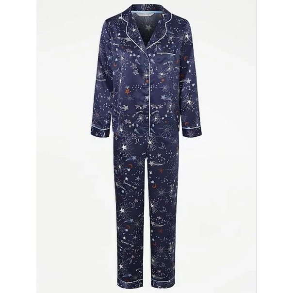 Bộ Pyjama satin GEOGRE_UK cho các mẹ size 10 UK