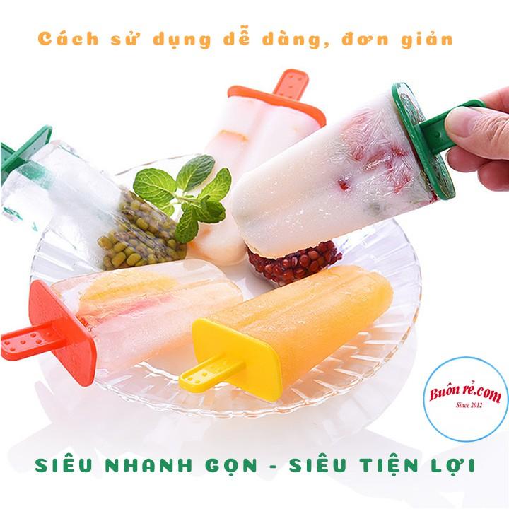 Khuôn kem 4 que Song Long 2867 làm tại nhà tái sử dụng nhiều lần Buôn Rẻ 01200