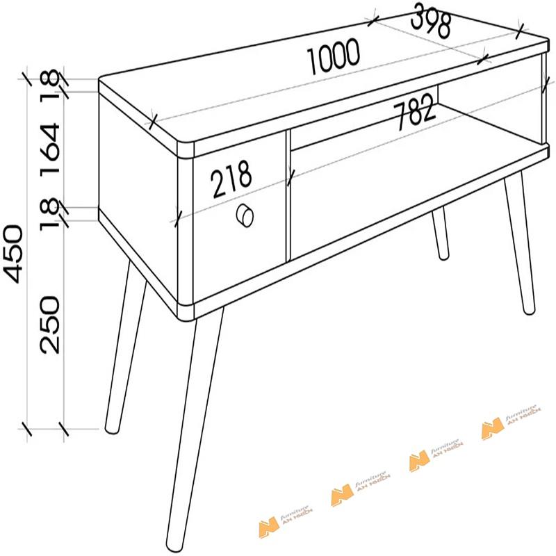 Made in VN Kệ tivi gỗ mdf 17mm công ty Mộc Phát độ bền trên 30 năm phòng khách AN68