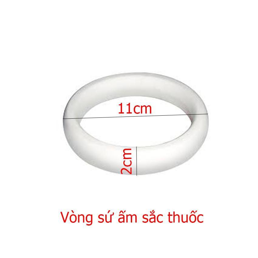 Vòng sứ cô đặc dùng cho siêu sắc thuốc đường kính 11cm