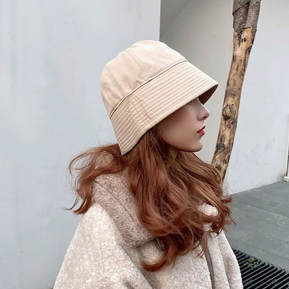 Nón bucket vành cụp trơn - mũ tai bèo Ulzzang phong cách, cá tính Unisex nam nữ