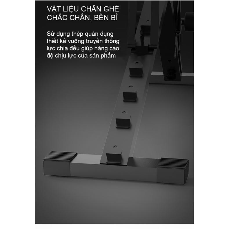 Ghế Tập Tạ Điều Chỉnh Đa Năng FED-XM0117 (Thép carbon dày 1.2mm) - Hàng Chính Hãng