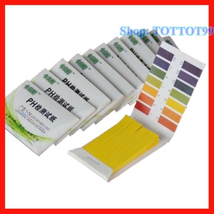 Giấy Quỳ Tím Đo Độ pH Của Nước Từ 1-14