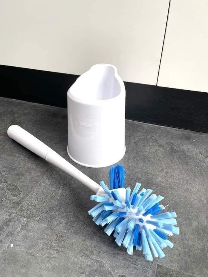 Cọ toilet Vileda gồm khay đựng Hàng chính hãng