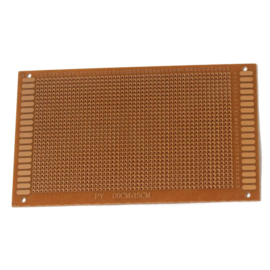 Bộ 2 Tấm Phíp Đồng Đục Lỗ PCB 9x15Cm