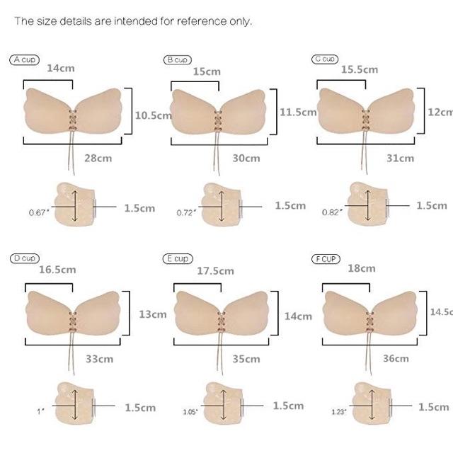 Áo ngực dán CÓ DÂY - CÓ SIZE LỚN