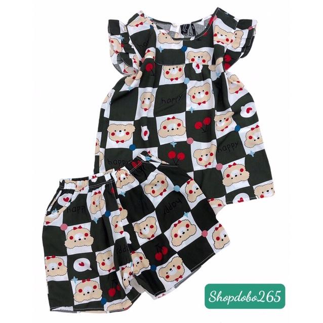 Đồ bộ nữ,đồ ngủ,đồ bộ lanh mặc nhà tay cánh tiên siêu cute.