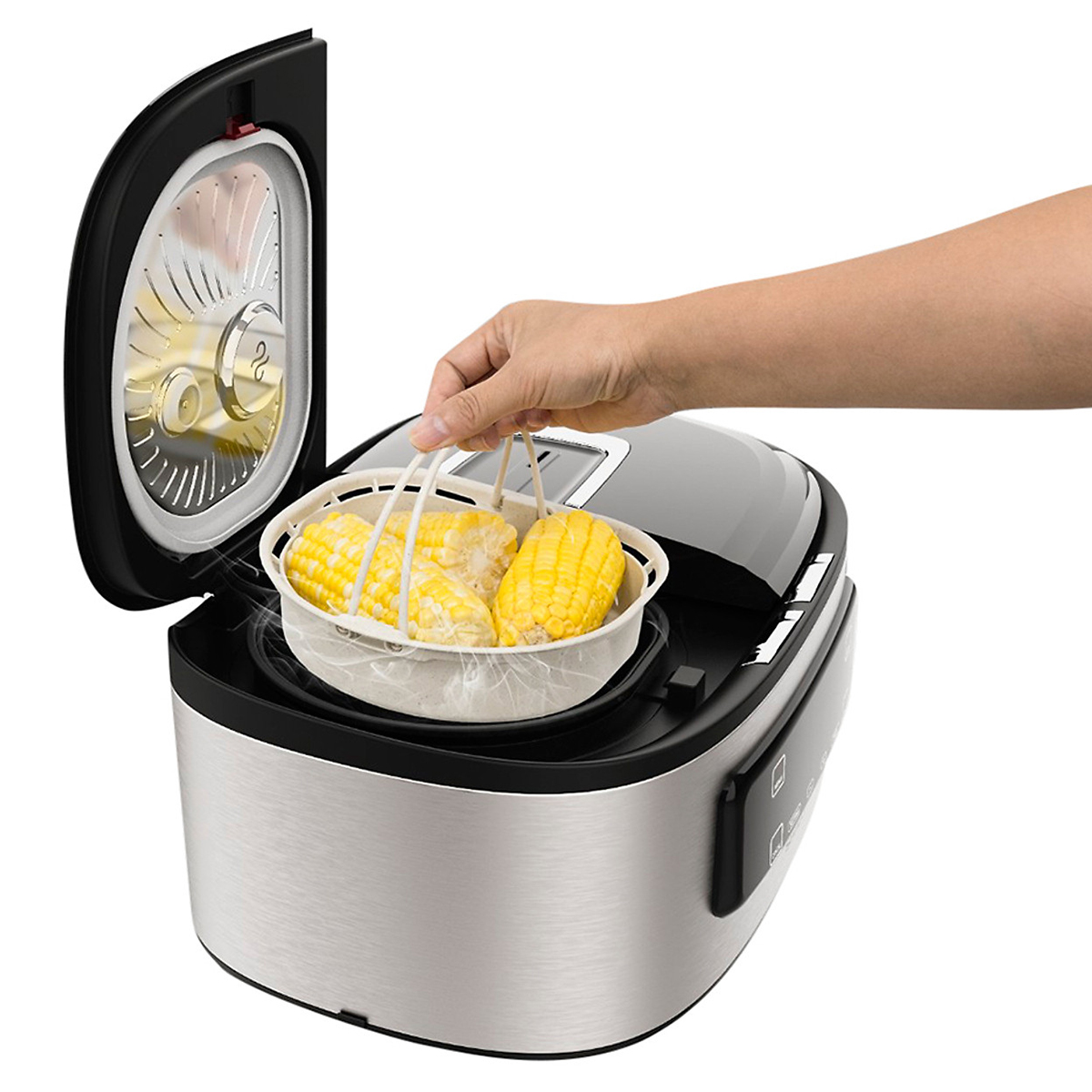 Nồi đôi đa năng Twin Cooker Sharp KN-TC50VN 1.8L ( màu ngẫu nhiên) - Hàng Chính Hãng