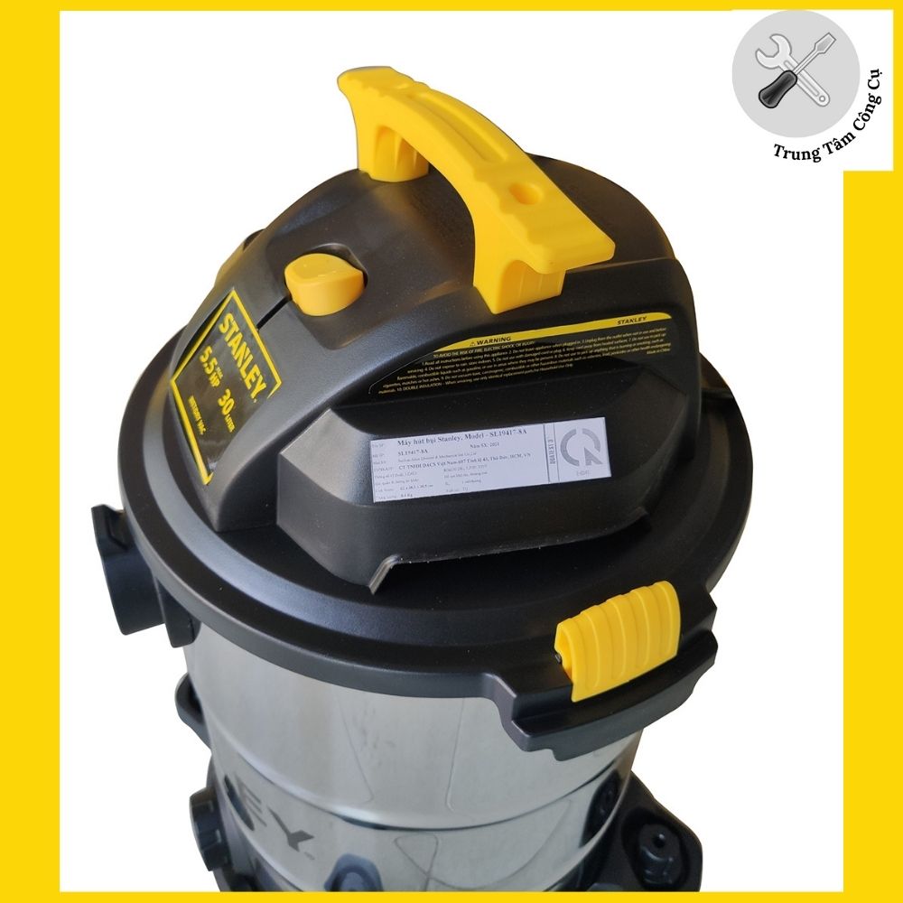 Máy hút bụi công nghiệp 30L Stanley SL19417-8A 5.5HP Hút bụi Khô ,Ướt ,Thổi - Hàng Chính hãng