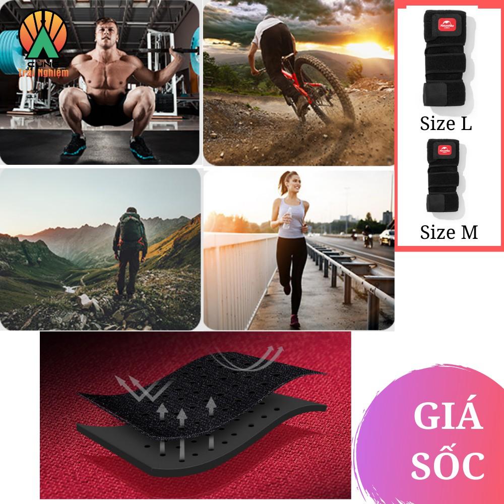 Băng Quấn Đầu Gối 4 Lò Xo Hỗ Trợ Bảo Vệ Chân cho Thể Thao Chạy Bộ tập Gym Naturehike NH20HJ008