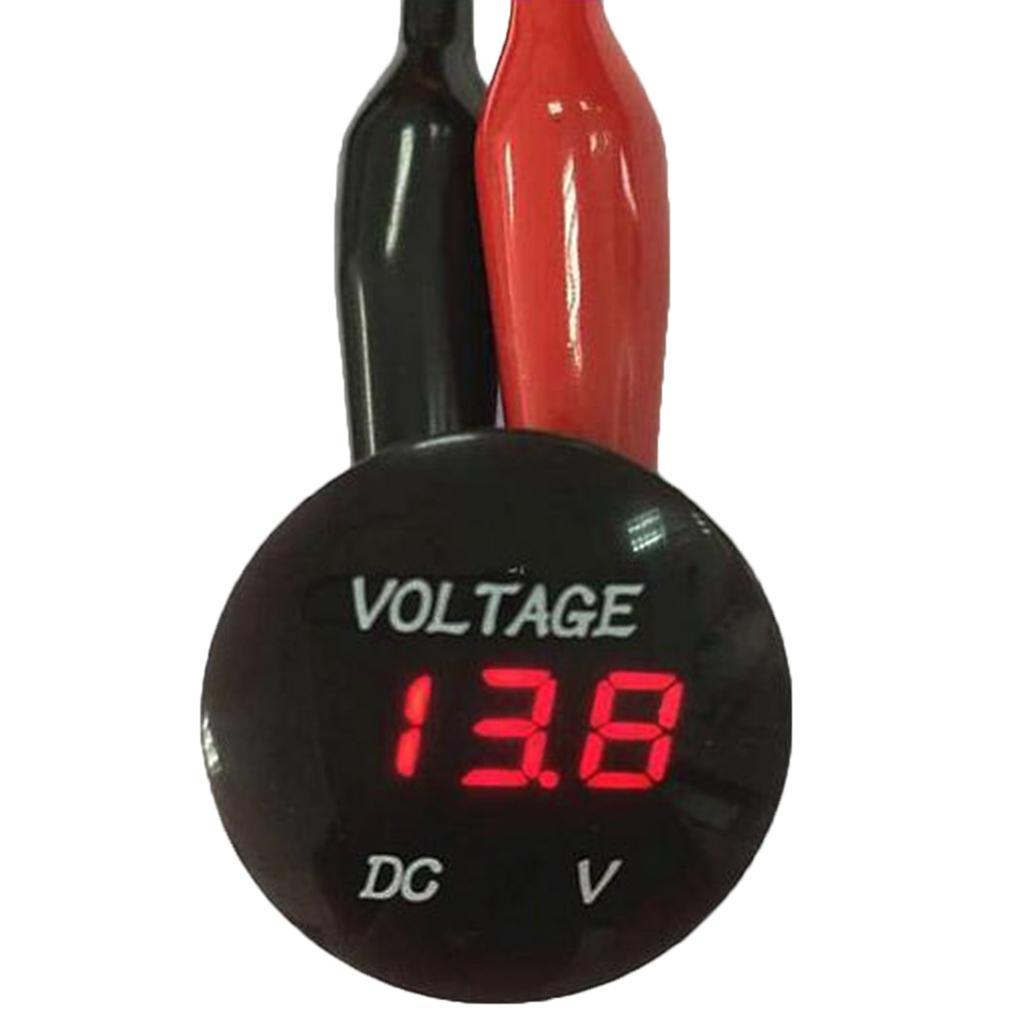 DC 6-30V Red LED Digital meter Voltage Power Monitor Car Motorcycle