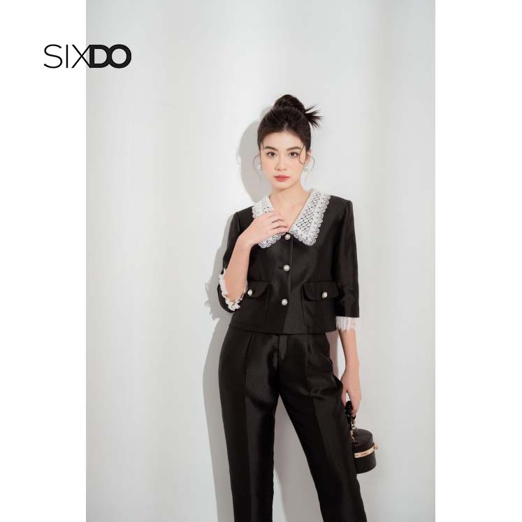 Quần baggy taffta nữ SIXDO