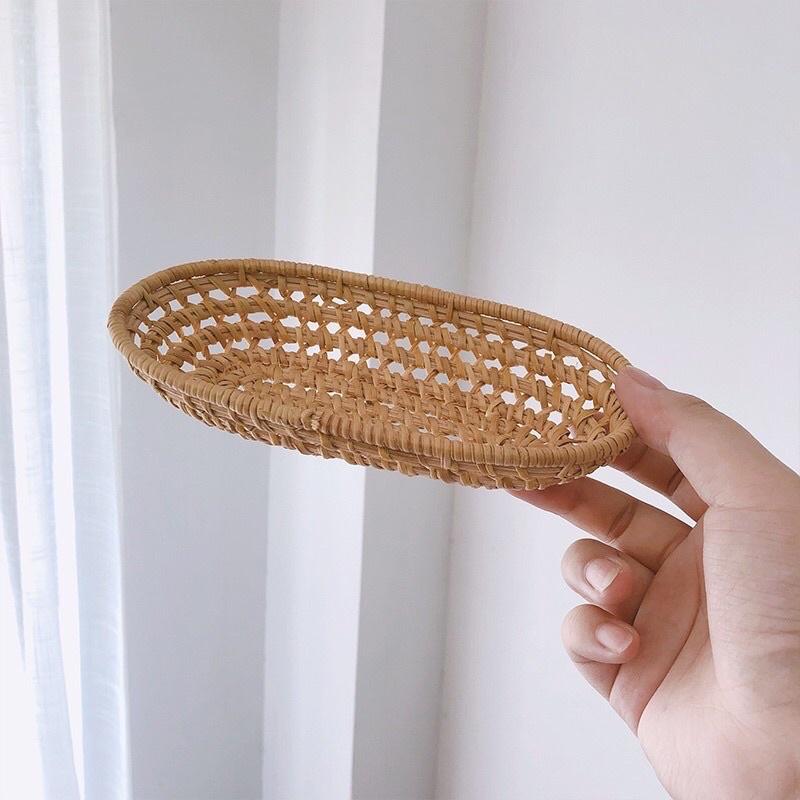 Giỏ mây đựng đồ đa năng size nhỏ.