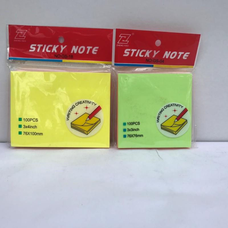 Giấy Note Ghi Chú Nhiều Kích Thước - 100 tờ