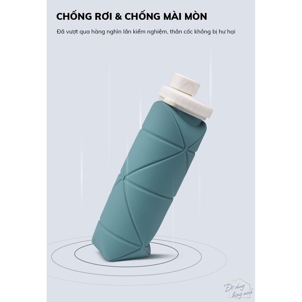 Bình Nước gấp gọn Silica Gel BPA Free ️️