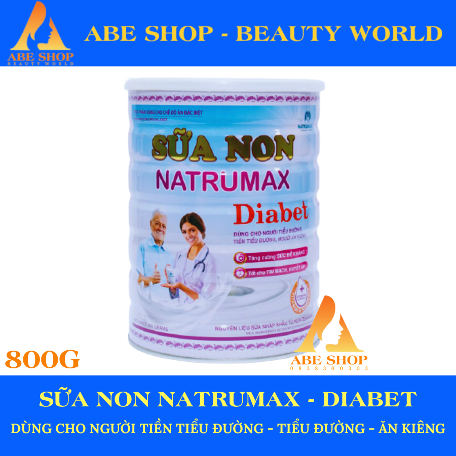 SỮA NON NATRUMAX DIABET 800 Gram dành cho người ăn kiêng - tiểu đường