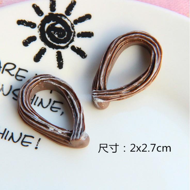 *HN* Charm bánh Waffle cho các bạn trang trí vỏ ốp điện thoại, DIY