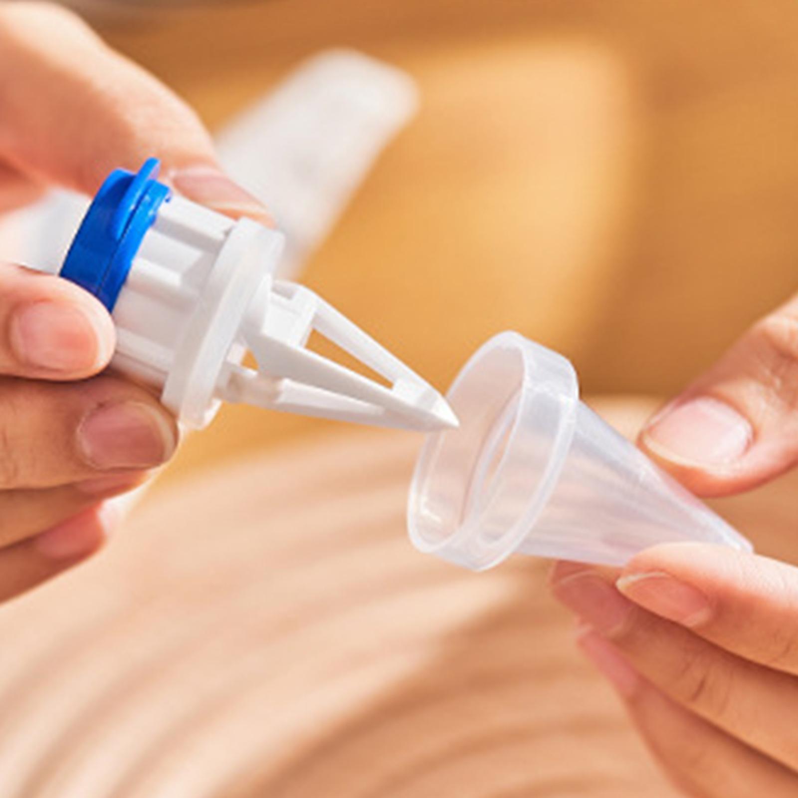 2 Pieces Spout Pourers Milk Box Pourers Drink Deflector Beverage Changeover Cap Beverage Box Dispenser for Hotel Dinning Room