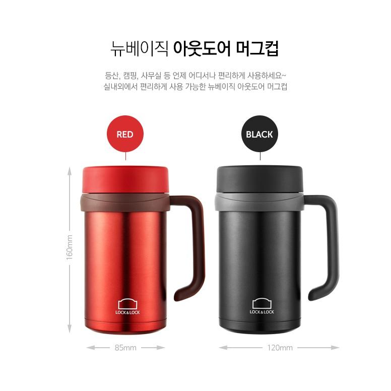 Bình Giữ Nhiệt New Basic Table 500ml Lock&Lock LHC4026 - Hàng chính hãng - Hapos