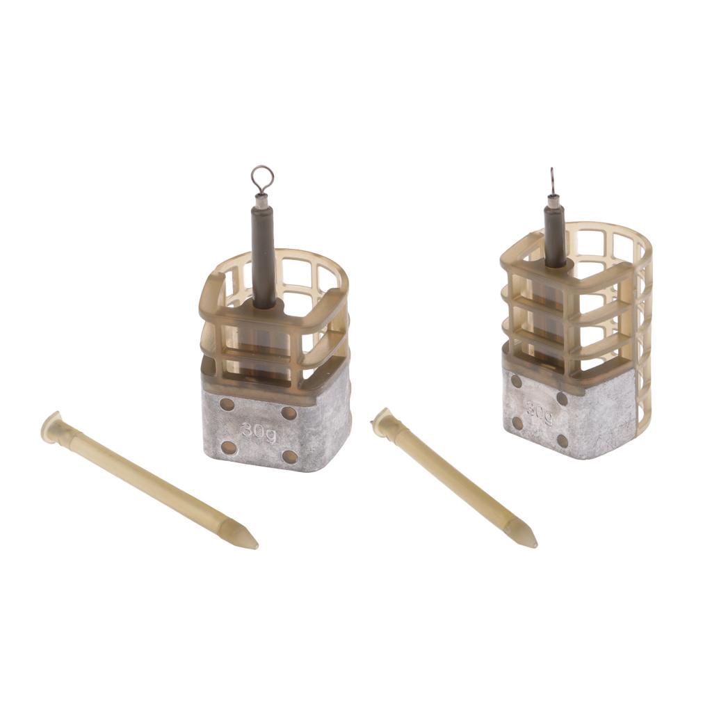 Fishing Quick Change Feeder Lure Bait Cage Feeder Fishing Trap Basket S