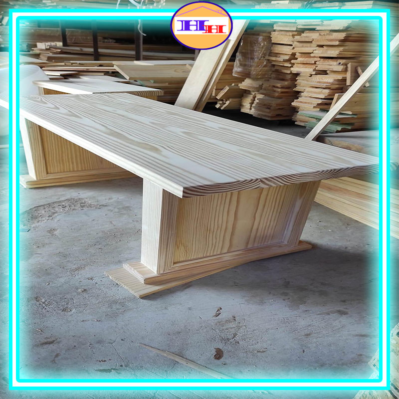 Mặt bàn gỗ thông kích thước dài 80 rộng 40 cm