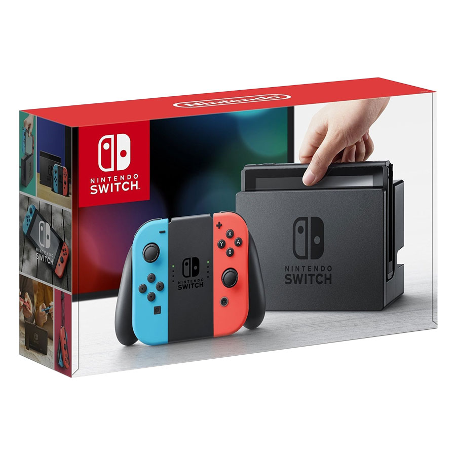 Máy Chơi Game Nintendo Switch Với Neon Blue Và Red Joy‑Con (Xanh Đỏ) - Hàng Nhập Khẩu