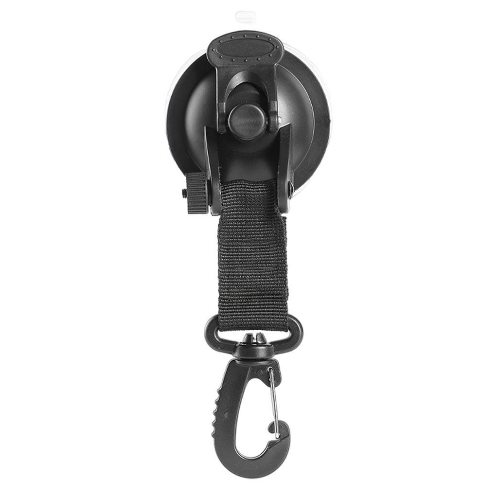 4x Heavy Duty Suction Cup  with Securing Hook Travel Luggage Camping