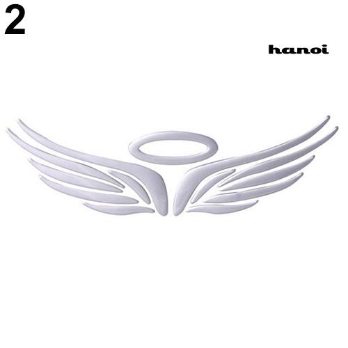 Miếng Dán Hình Đôi Cánh Thiên Thần 3d Trang Trí Xe Hơi