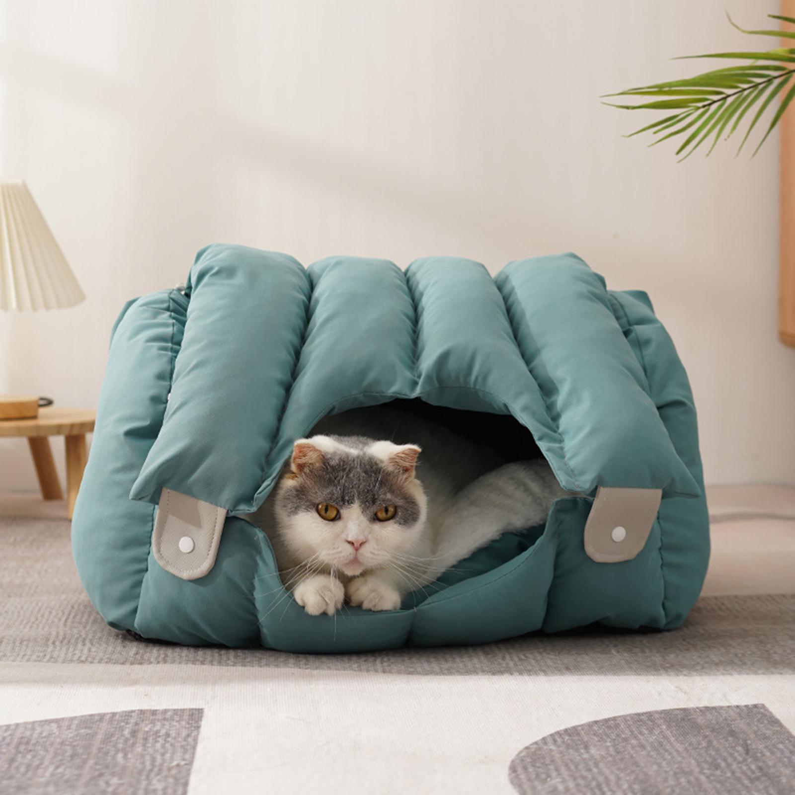 Large Cat Bed, Cushion Sleeping Bed Nest Supplies for Small Medium Dog Small Cats