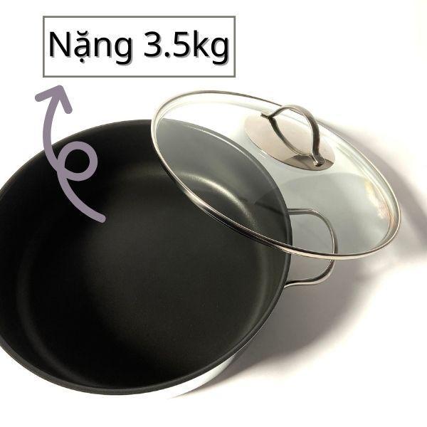 Nồi Chảo Đa Năng WMF 3in1 Đường Kính 28cm, Chất Liệu Thép Không Gỉ, Dùng Cho Mọi Loại Bếp, Dẫn Nhiệt Tốt, Nhập Đức