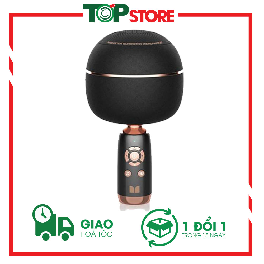 Micro Karaoke Tích Hợp Loa Bluetooth Monster M97 Hàng Chính Hãng