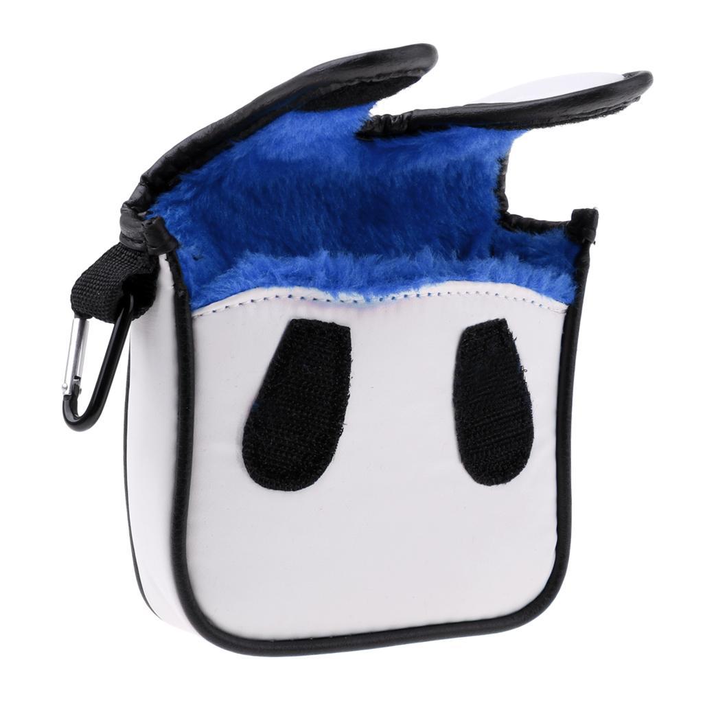 2Pcs Golf Mallet Putter Cover Headcover Club Protector 5.1x 4.5inch