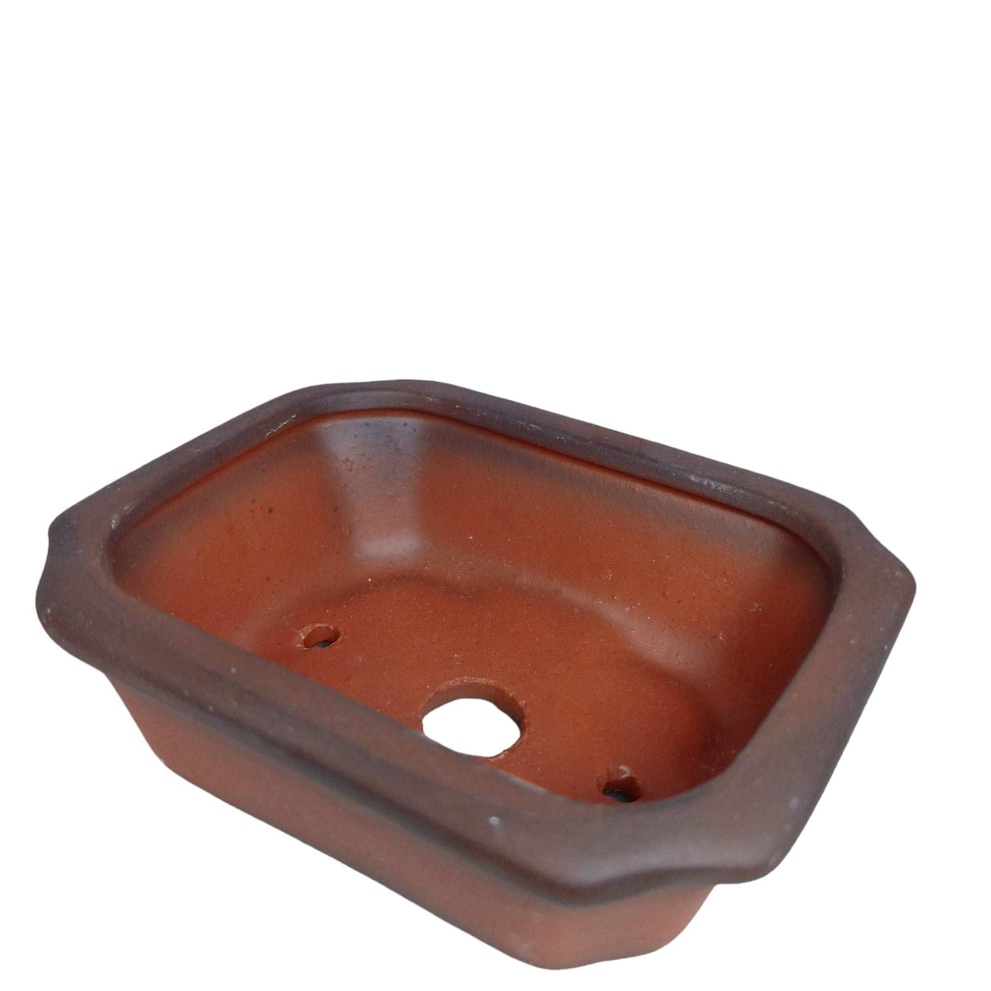 Chậu trồng cây  bonsai mini chậu đất nung chữ nhật mini  chậu gốm sứ bát tràng