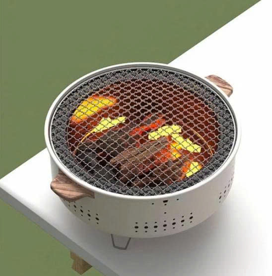 [KoSuyTu] Bếp Nướng Than Hoa Không Khói Tròn – Tiện Lợi, Gọn Gàng, Chuẩn Vị BBQ