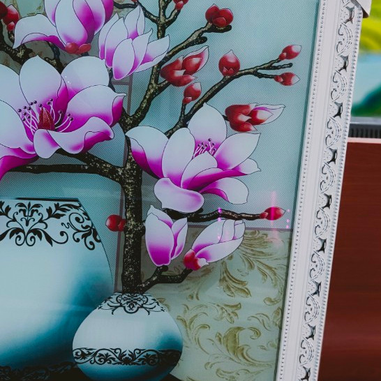 TRANH 3D KÍNH CƯỜNG LỰC SIÊU ĐẸP MAI TẾT